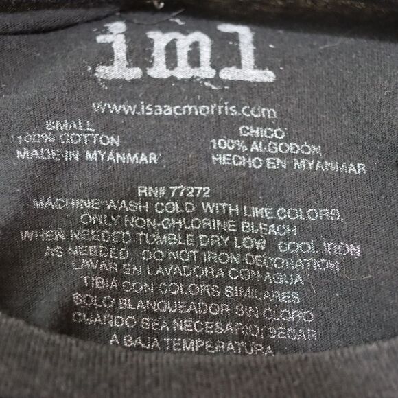 Iml Black Poop Emoji Tshirt Funny Graphic Tshirt Small 100% cotton - Picture 7 of 7